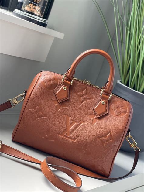 louis vuitton speedy 25 cognac|Louis Vuitton Speedy 25 Empreinte Cognac vs. Speedy 25.